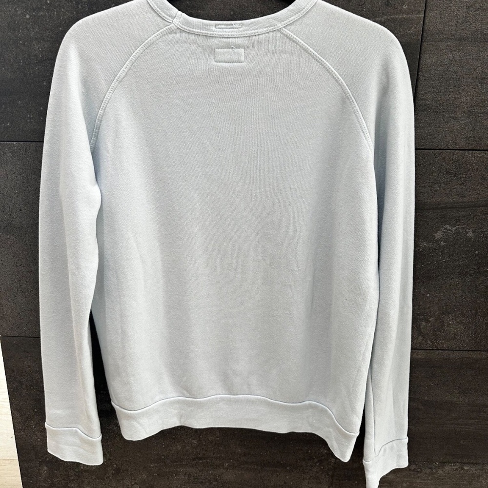Mother - The Hugger Sweatshirt in Baby Blue Honky Tonk Cinderella size S - Picture 8 of 9